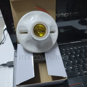 Bulb Socket Style Mini Camera for Discreet Indoor Security Monitoring.