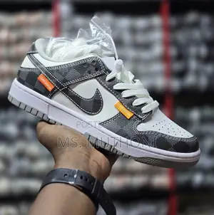 Unisex Louis Vuitton X Nike Dunk Low "Luxury Grey Size 38-45