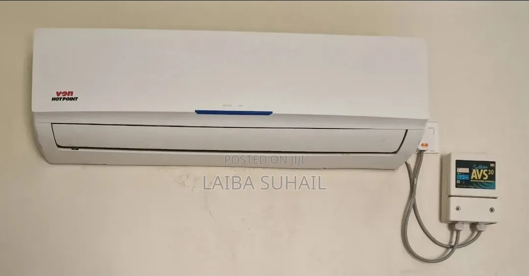 VON 18K BTU Split AC + Remote, Sollatek, Brackets Pipes