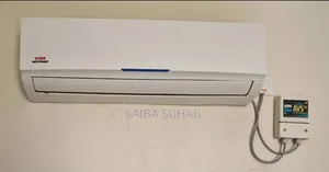 VON 18K BTU Split AC + Remote, Sollatek, Brackets Pipes