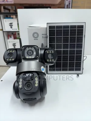 4G Triple Lens Solar CCTV Camera With Wide Outdoor Coverage