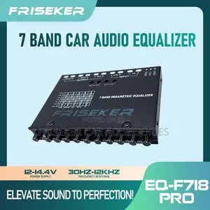 FRISEKER EQ‐F718 PRO 7 Band Car Audio Equalizer