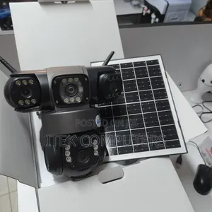 4G Solar Triple Camera CCTV With Wide Area Security Monitoring