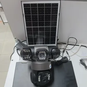 Triple Lens 4G Solar CCTV Camera for Homes Shops and Farms