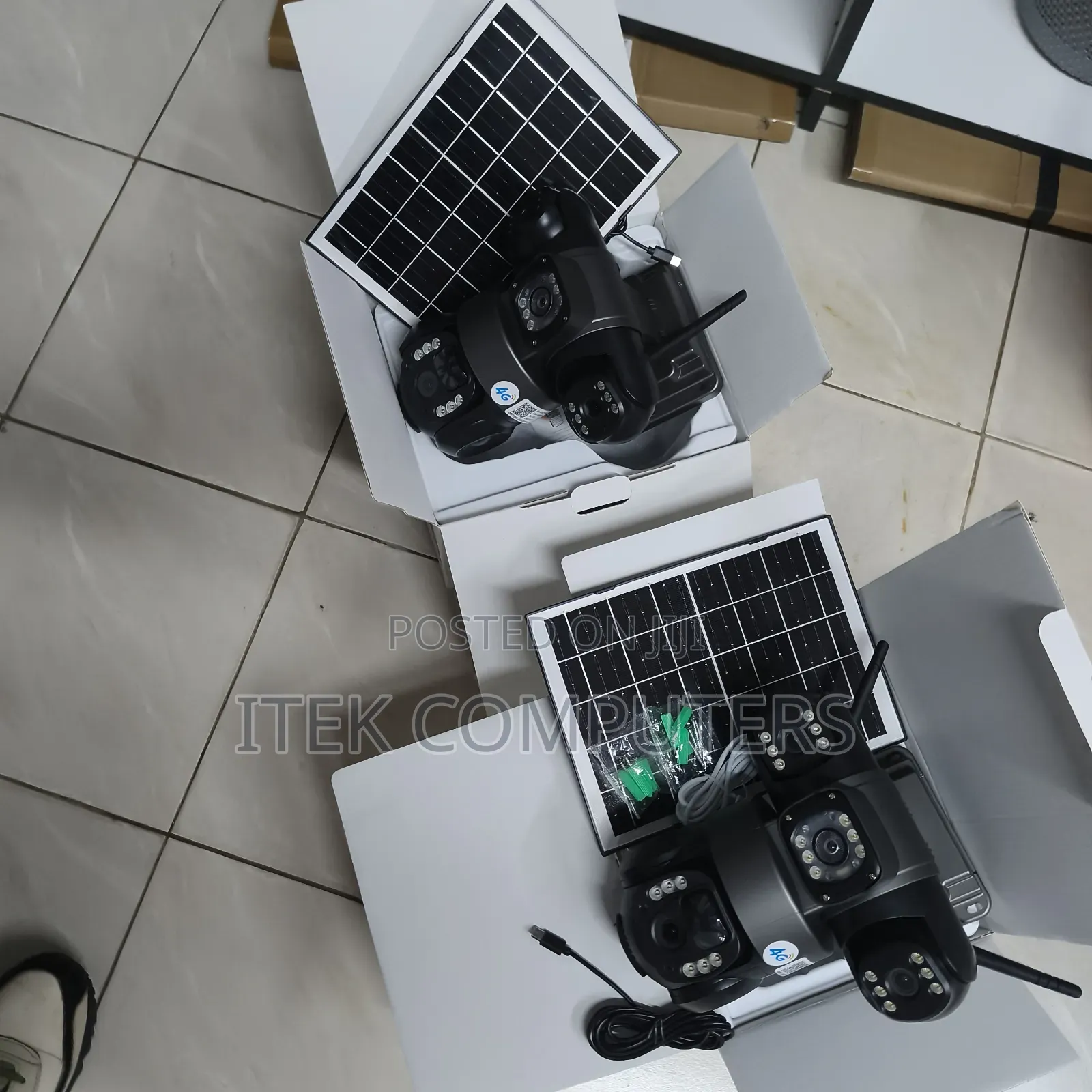 Triple Camera 4G Solar Powered CCTV With Remote Phone Access