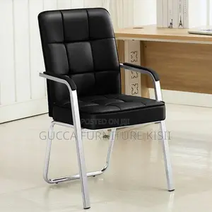 Pure Leather Executive Visitors Chair