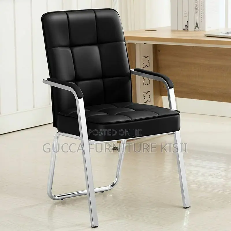 Pure Leather Executive Visitors Chair
