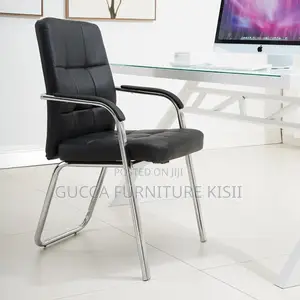 Pure Leather Executive Visitors Chair