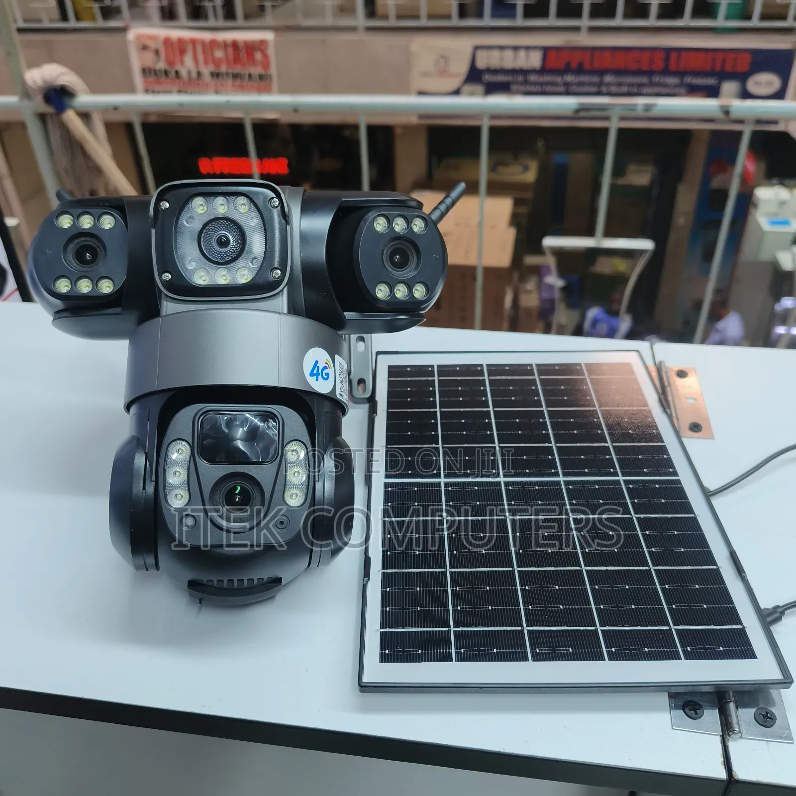 Solar 4G Triple Lens CCTV Camera for Business and Home Security