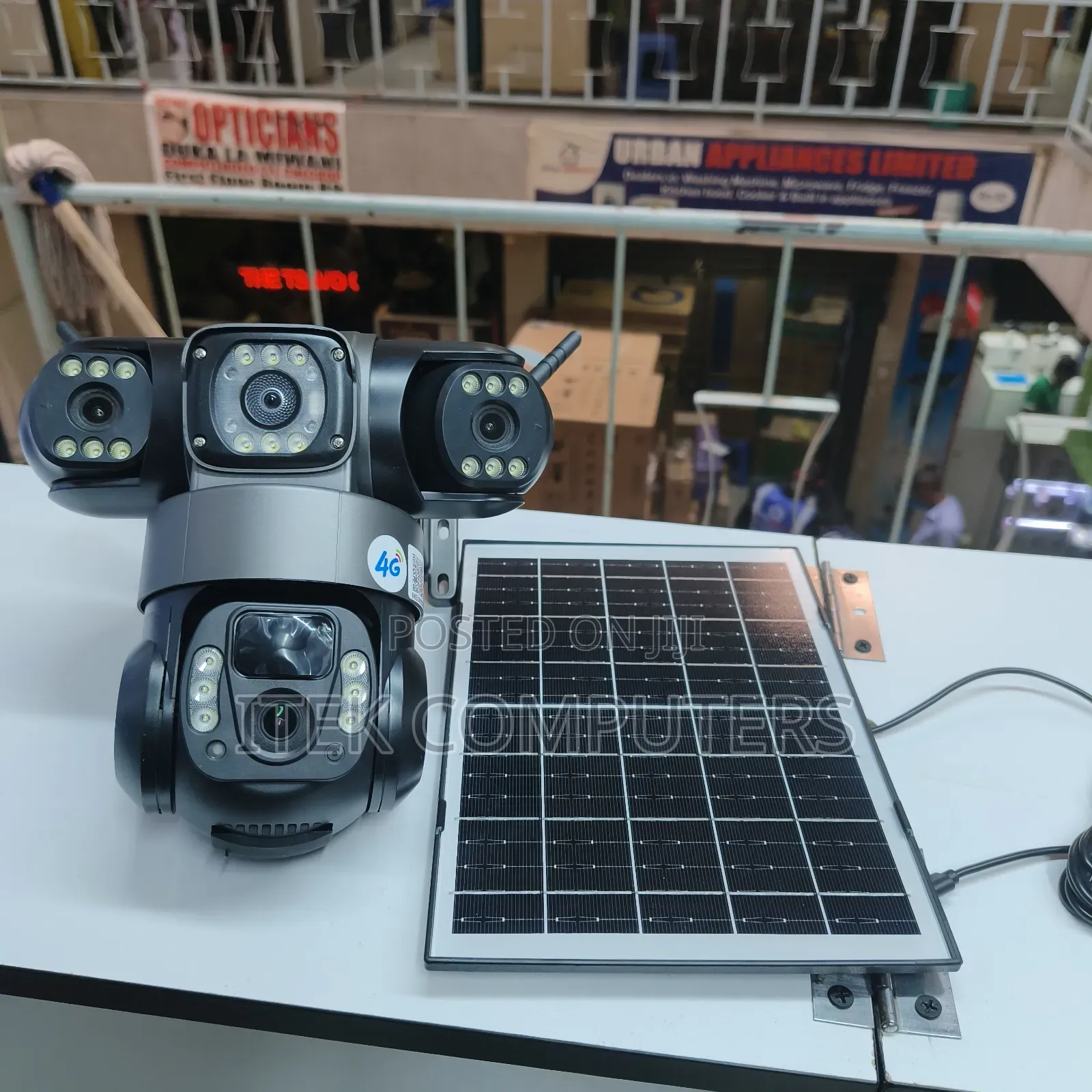 Solar 4G Triple Lens CCTV Camera for Business and Home Security
