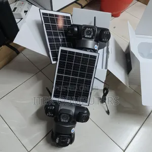Outdoor Triple Lens 4G Solar CCTV Camera With Smart Monitoring