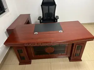 1800Mm Executive Mahogany Desk