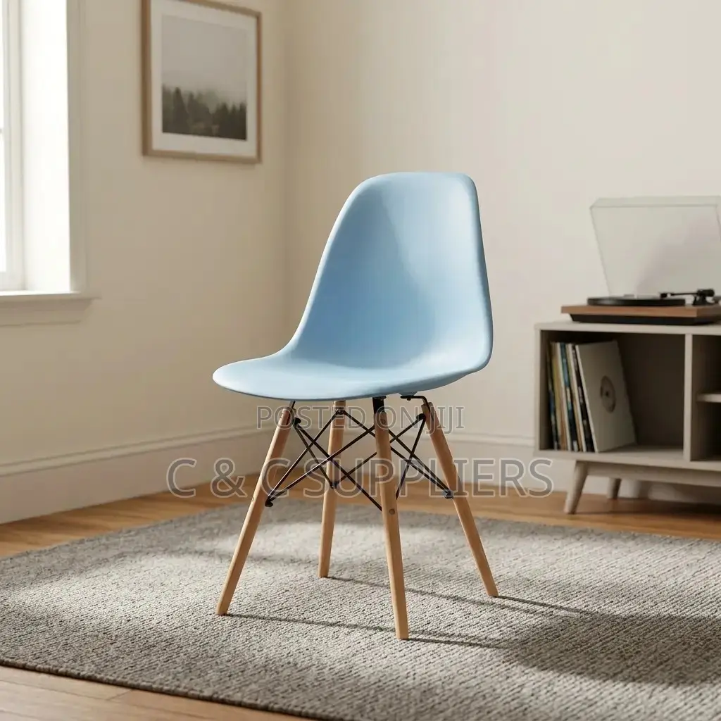 Blue Plastic Eames Chair