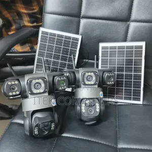 Triple Lens 4G Solar CCTV Camera for Shops Offices and Compounds