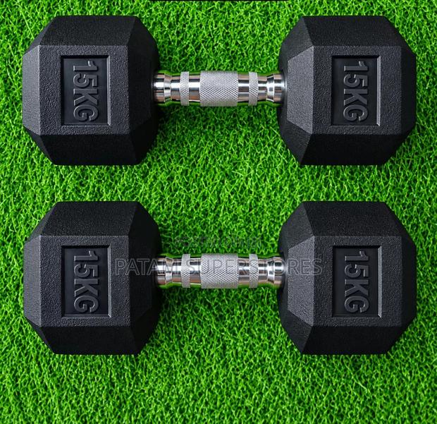 15kg Hexagon Dumbbell (Pair) - main view
