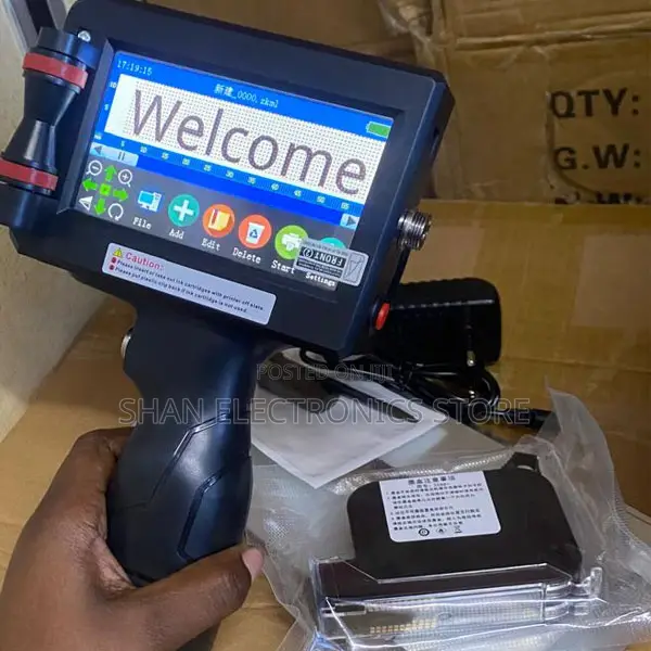 Long Battery Life Handheld Inkjet Coding Machine for Print Text Logo