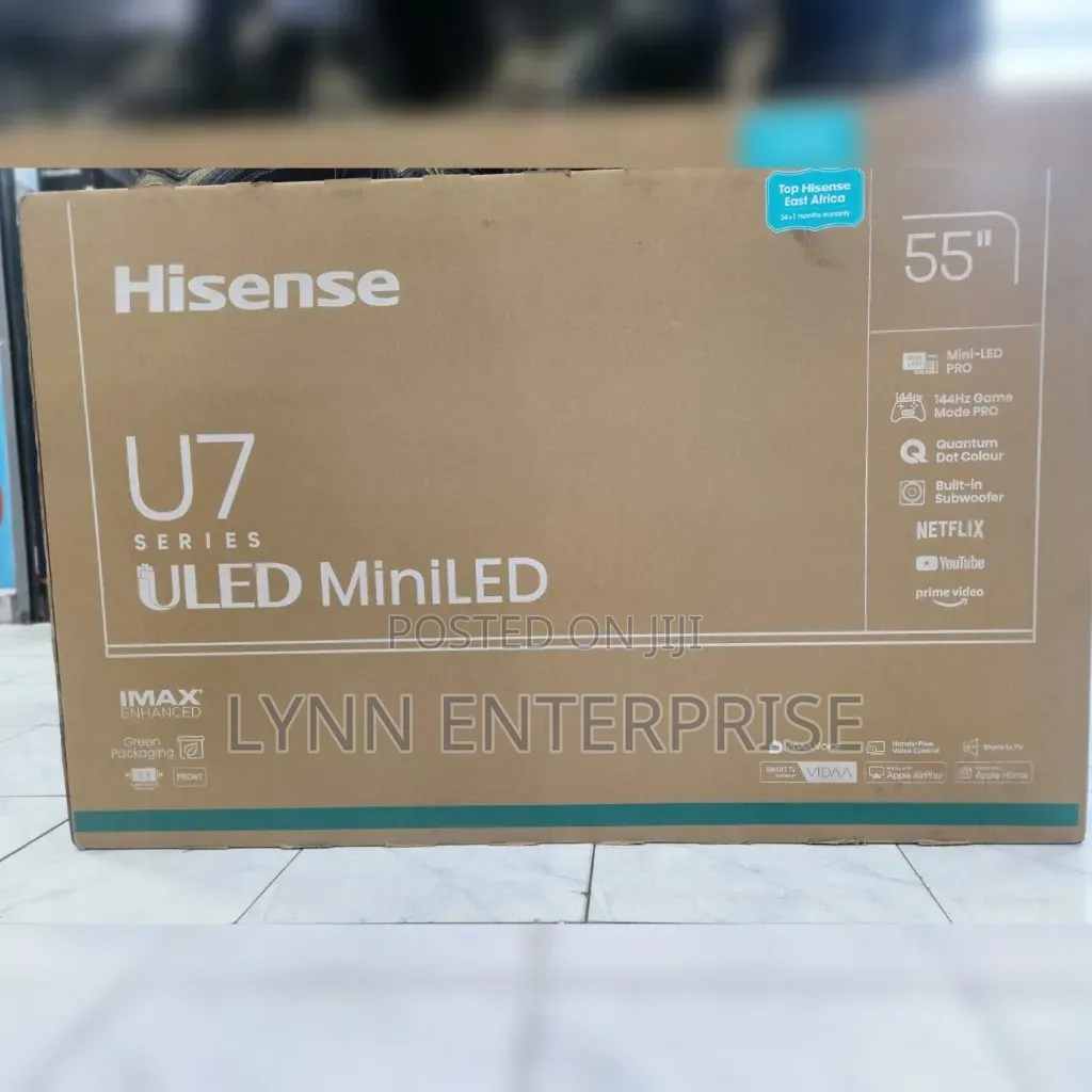 HISENSE 55" U7 ULED MiNiLED Miniled Pro 144Hz Game Mode PRO .