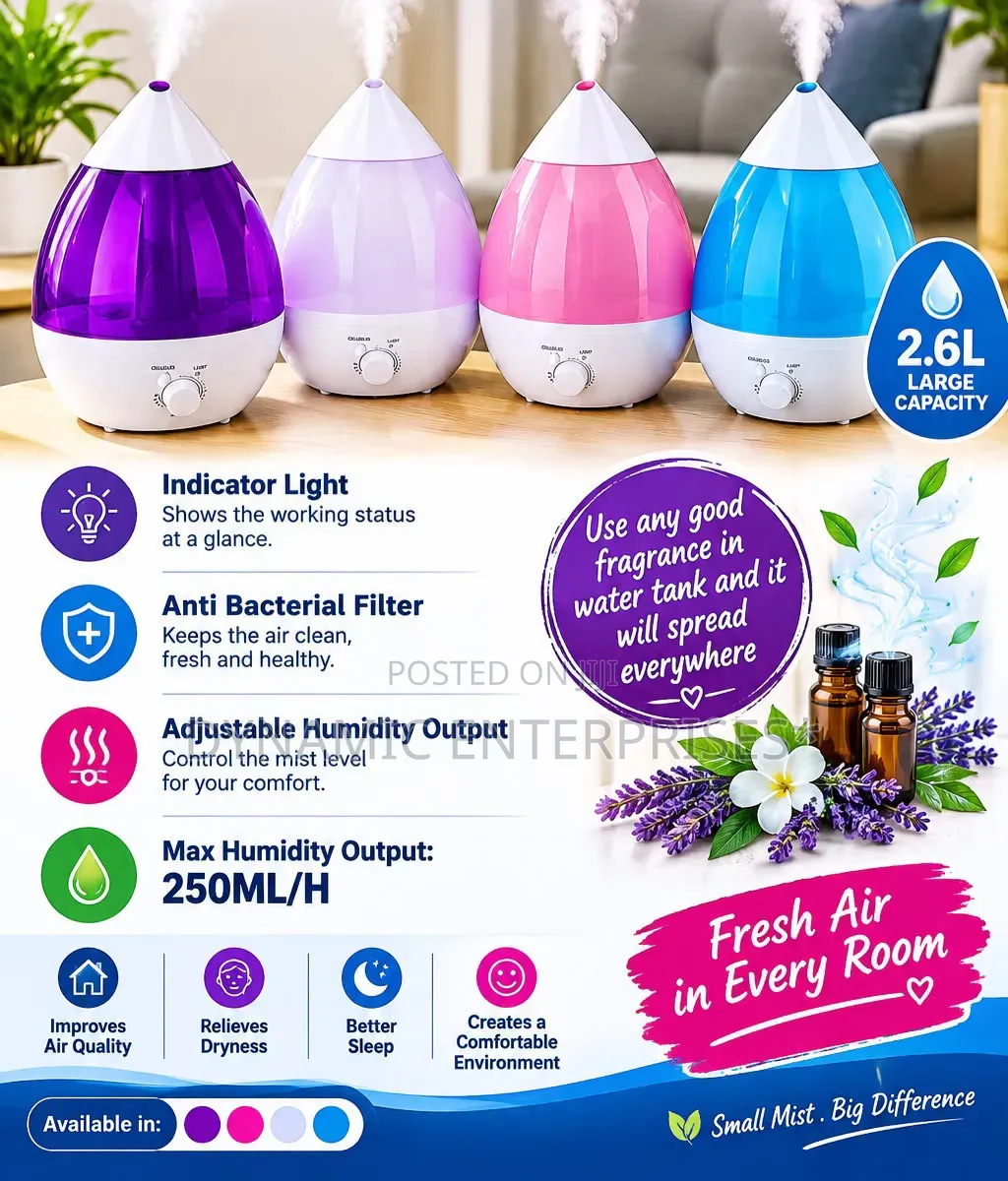 2.6Litre Humidifier*