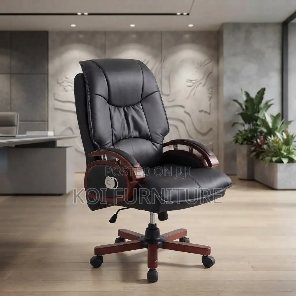 Office Chairs; Modern CEOS Executive Leather Reclining Heavy Seat