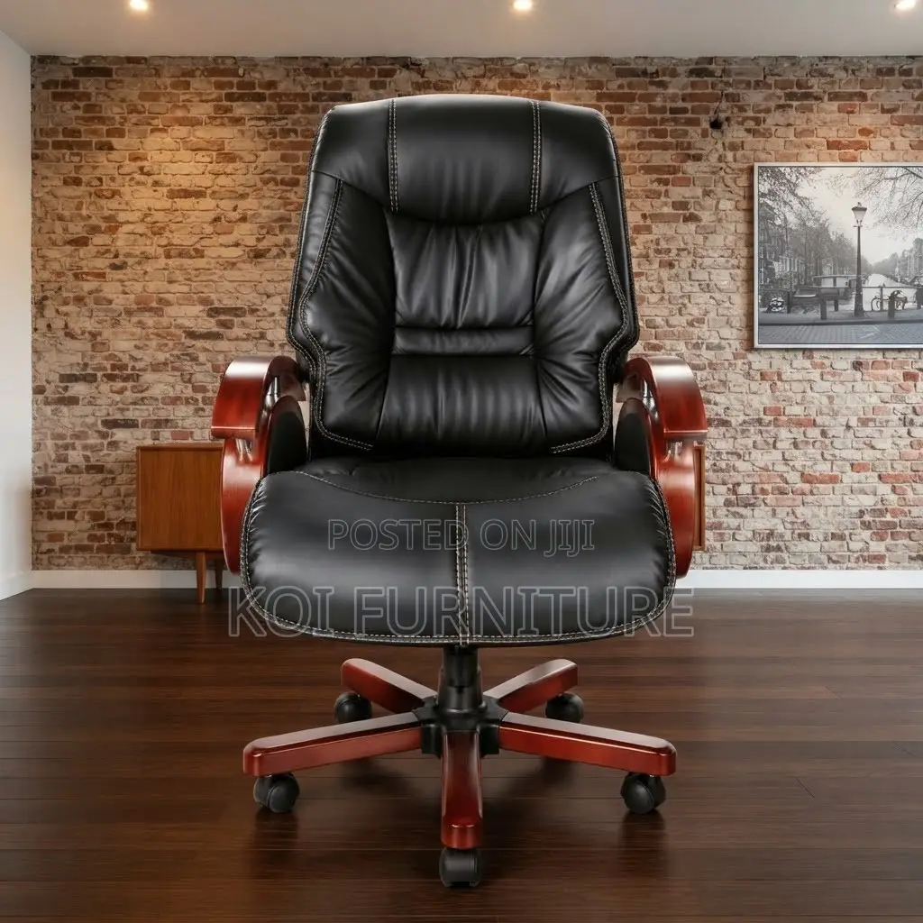 Office Chairs; Modern CEOS Executive Leather Reclining Heavy Seat