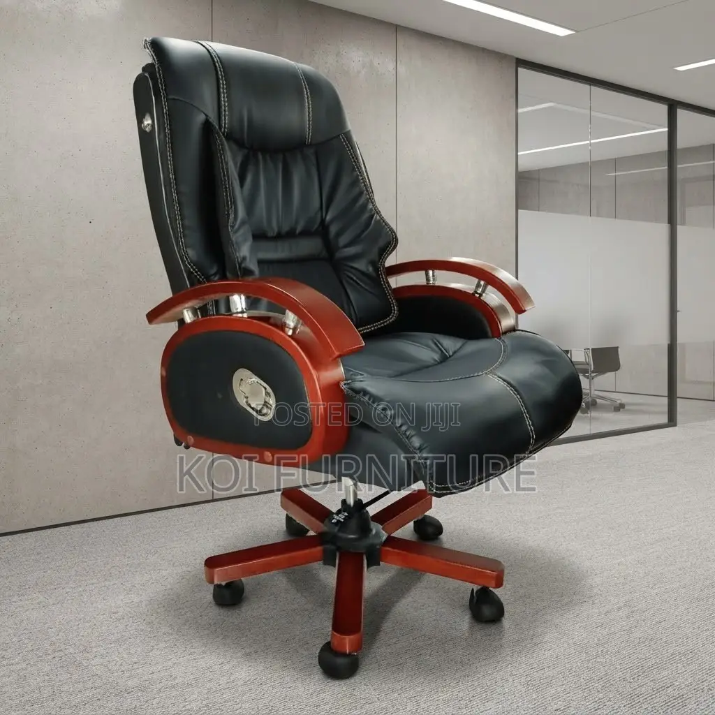 Office Chairs; Modern CEOS Executive Leather Reclining Heavy Seat