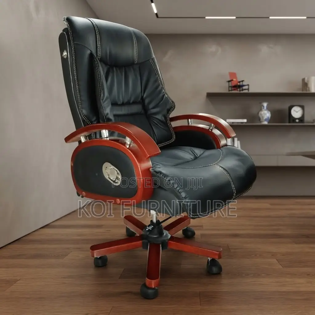 Office Chairs; Modern CEOS Executive Leather Reclining Heavy Seat
