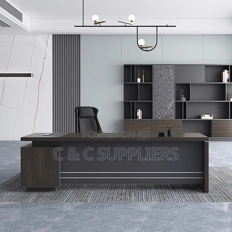 L-Shaped CEO's Imported Work Desk-1.6m