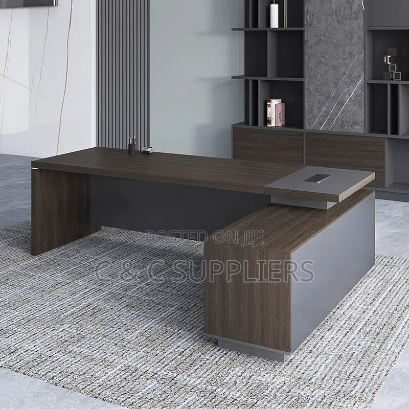 L-Shaped CEO's Imported Work Desk-1.6m