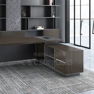L-Shaped CEO's Imported Work Desk-1.6m
