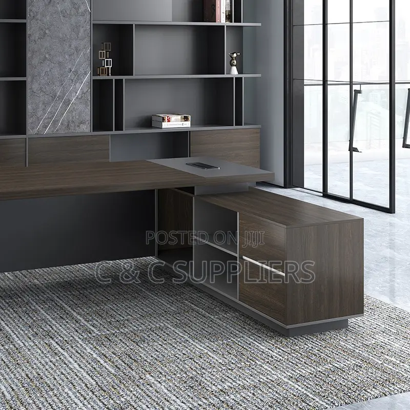 L-Shaped CEO's Imported Work Desk-1.6m