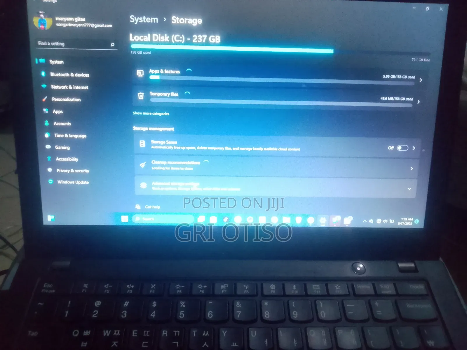 Laptop Lenovo ThinkPad X280 8GB Intel Core i7 SSD 256GB