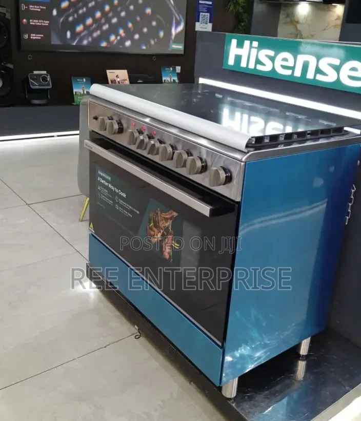 Restocked Hisense Standing Oven 6 Burner