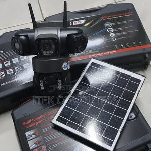 Triple Lens 4G Solar CCTV Camera for Wireless Outdoor Security