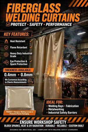 Fiberglass Welding Curtains