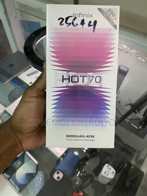 New Infinix Hot 70 256 GB Black