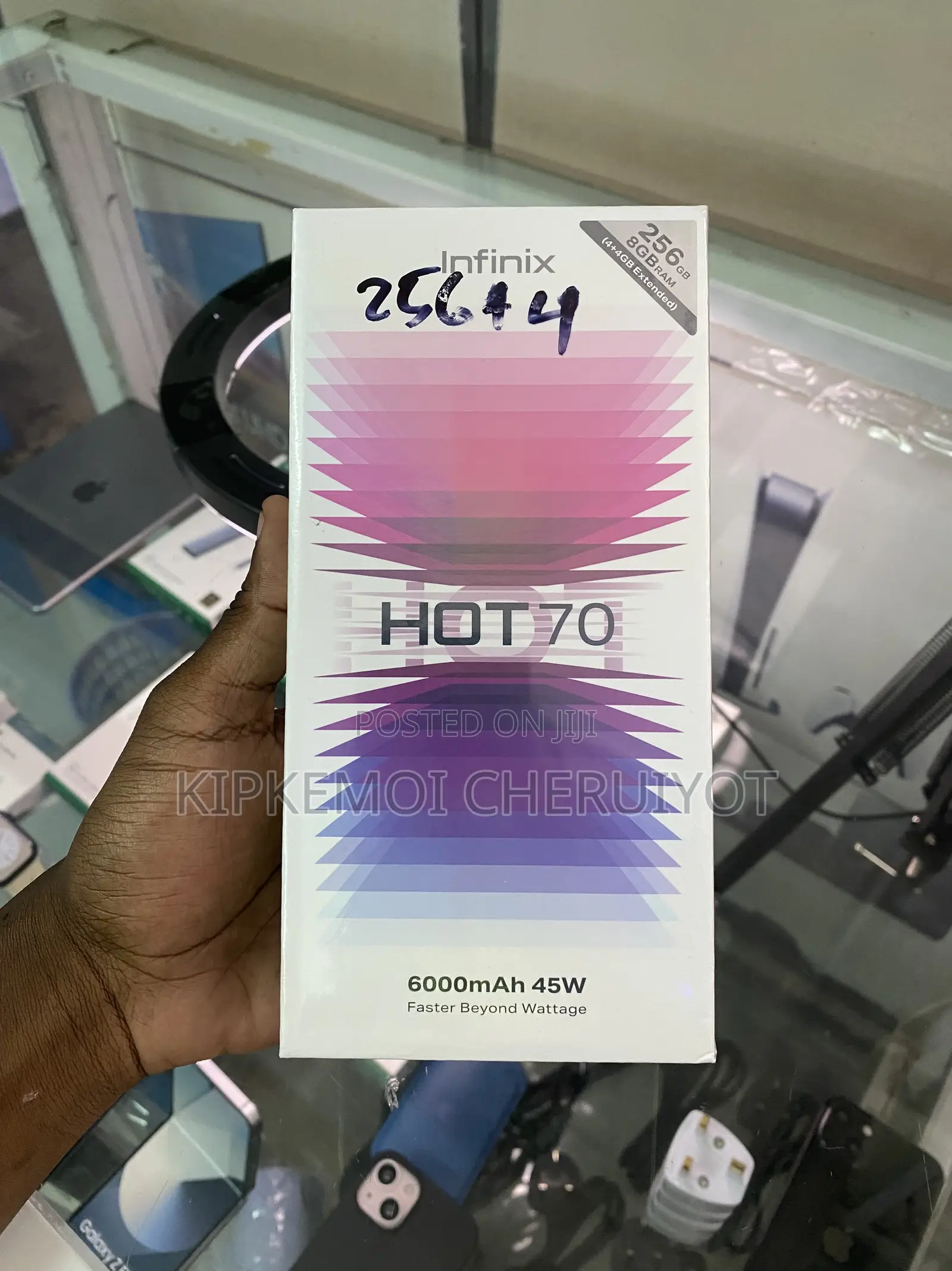 New Infinix Hot 70 256 GB Black