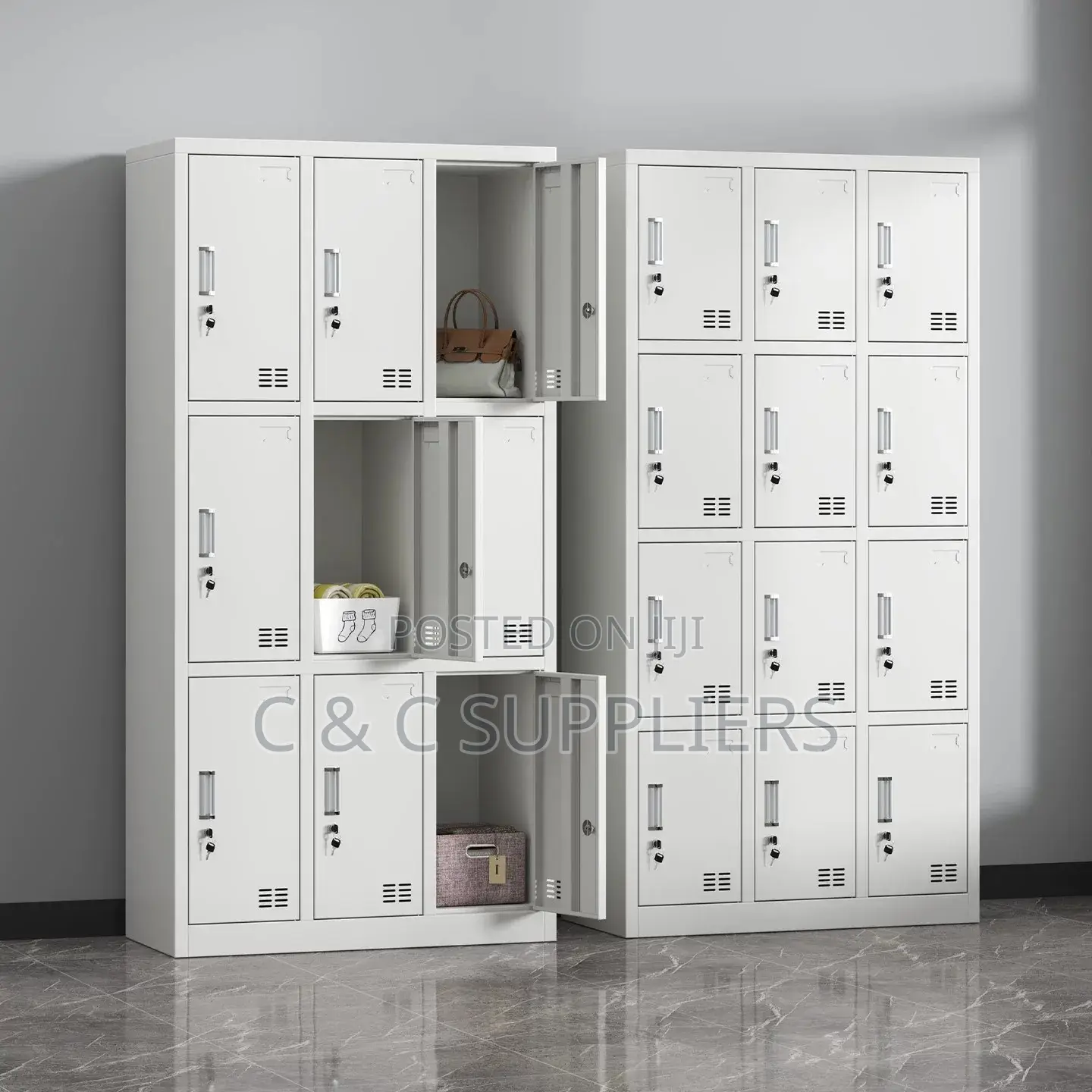 Nine Door File Cabinet