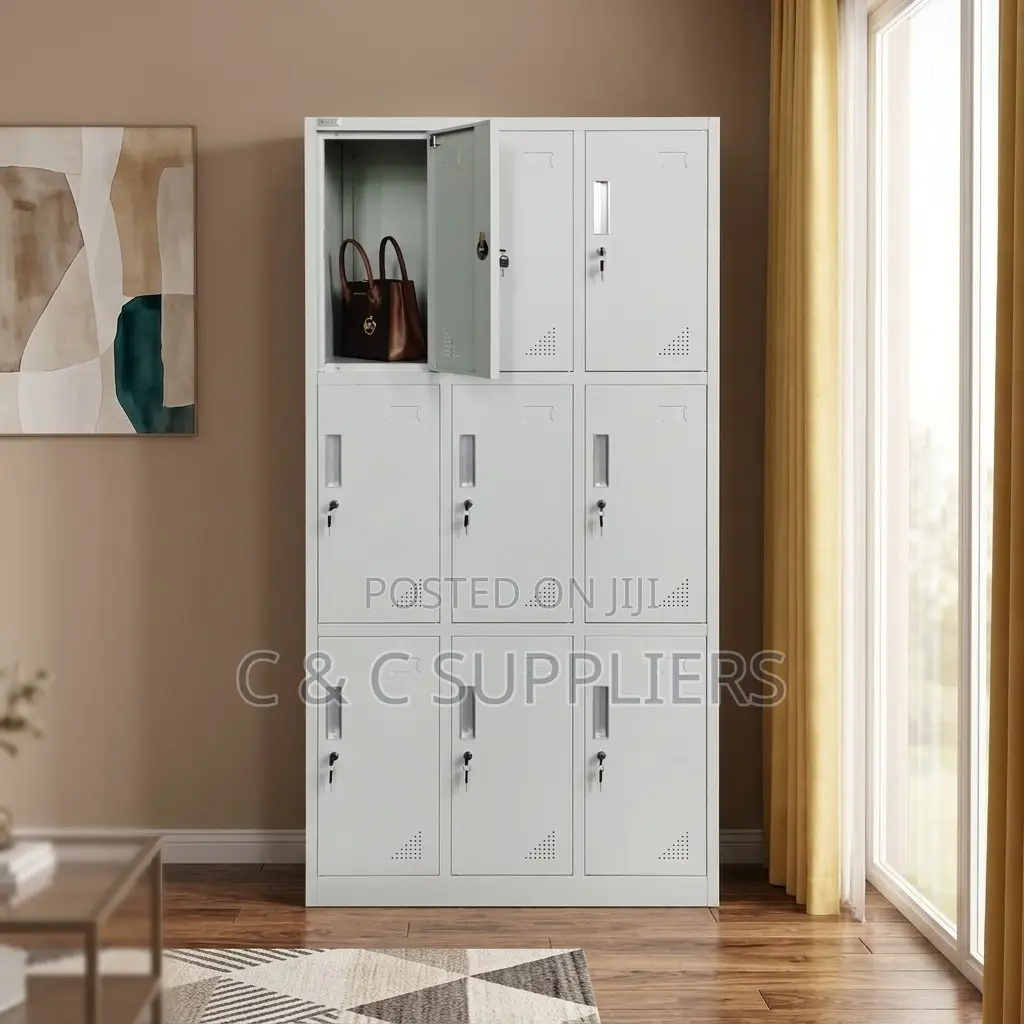 Nine Door File Cabinet