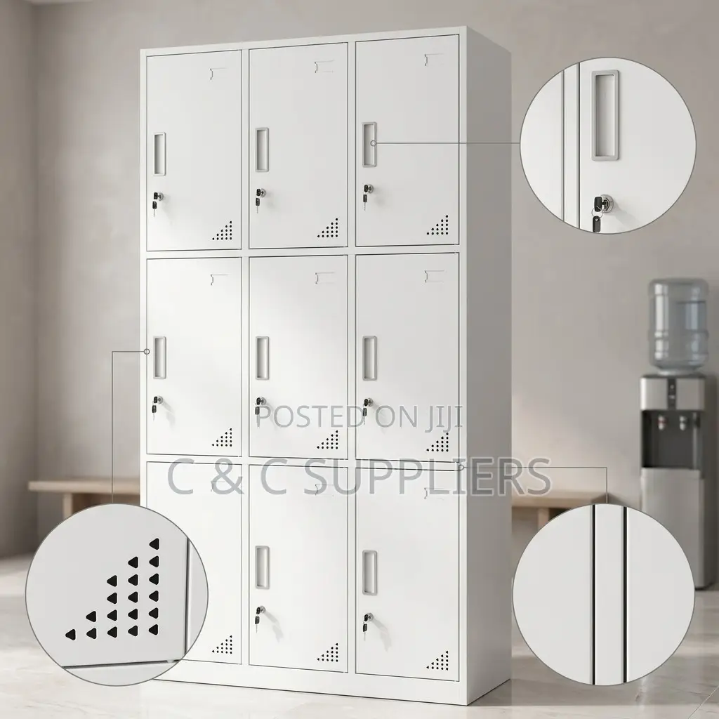 Nine Door File Cabinet