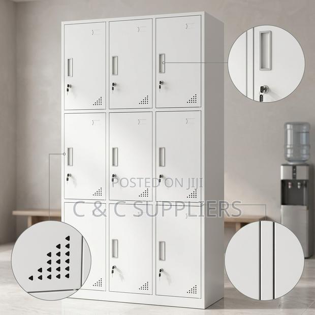 Nine Door File Cabinet - thumbnail 6