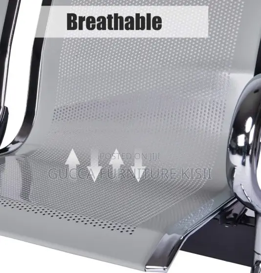 3 Way Unpadded Airport Waiting Bench