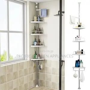 4tier Multi-Functional Telescopic Corner Shelf Caddy Shower