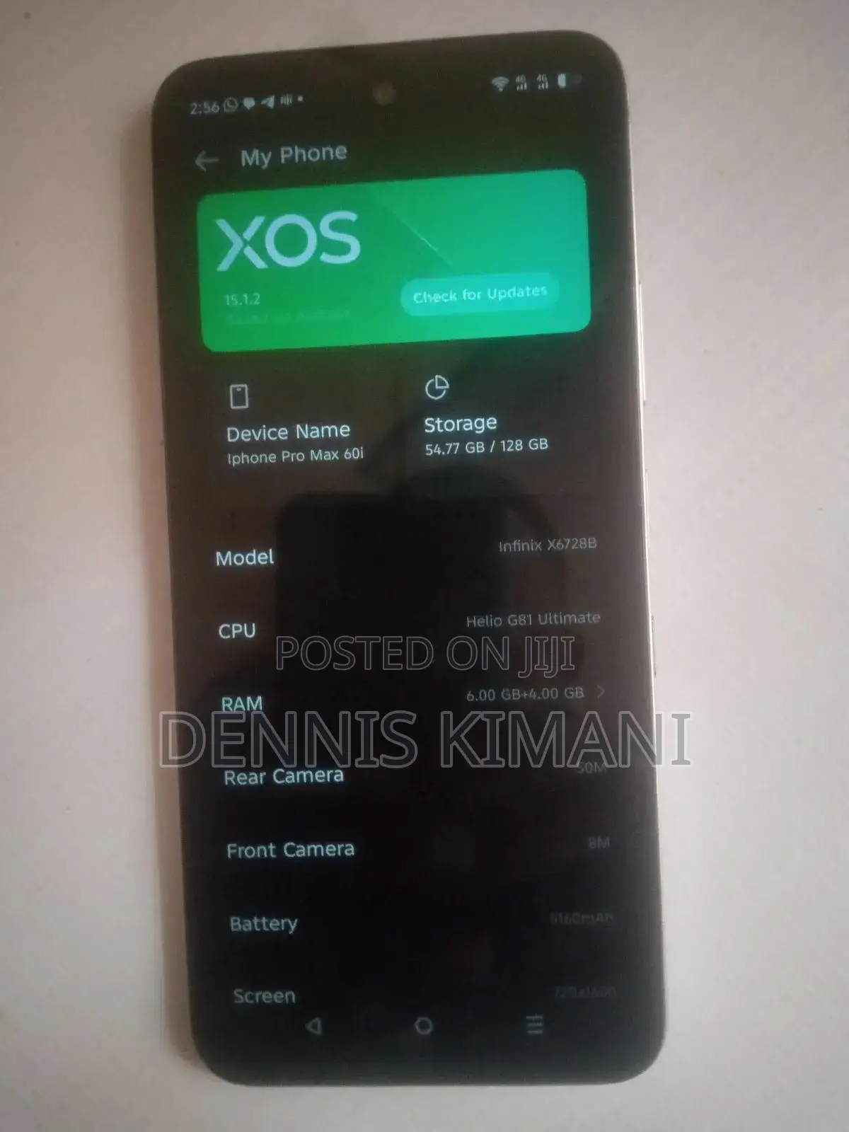 Infinix Hot 60i 128 GB White