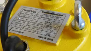 Freevel 2HP Sewage Submersible Pump 1500W 2 Inch 15M Head