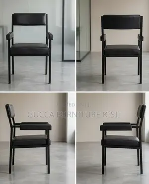 Catalina Local Pu Leather Chair With Arms