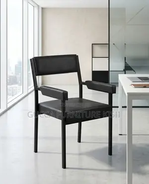 Catalina Local Pu Leather Chair With Arms