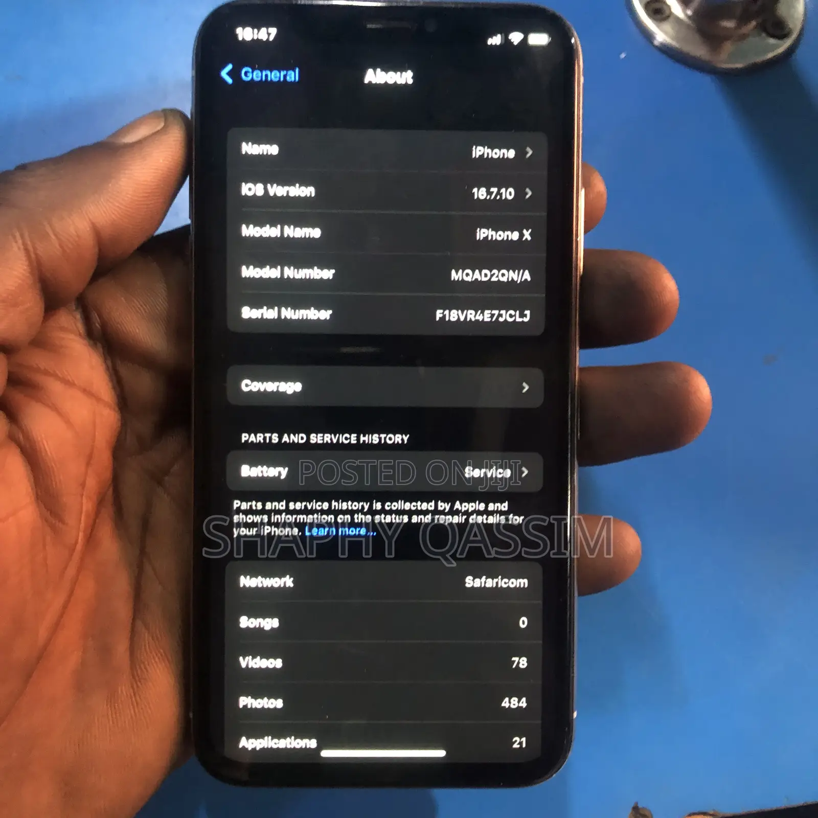 Apple iPhone X 64 GB Silver
