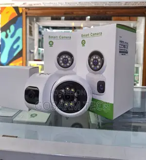 WiFi-Enabled Dual-Lens Baby Monitor Security Camera for Indoor Use