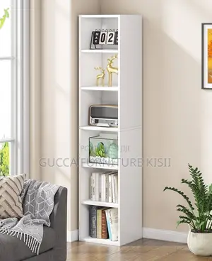 Space Saver Vertical Customized Wooden Bookshelf