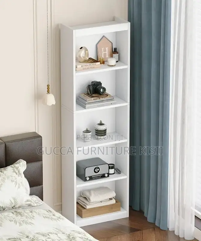 Space Saver Vertical Customized Wooden Bookshelf